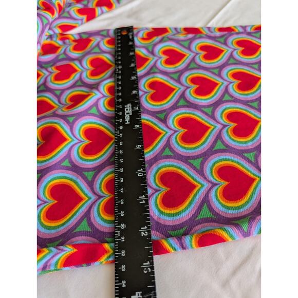 Lucy & Yak Colorful Heart Wide Leg Pants - Picture 4 of 7